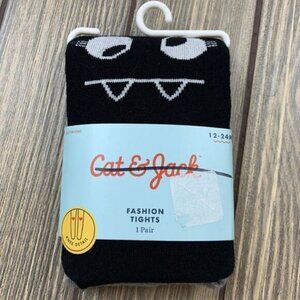 2 pc NEW Cat & Jack Baby Girl Size 12-24 Months Fashion Tights Knee Detailed